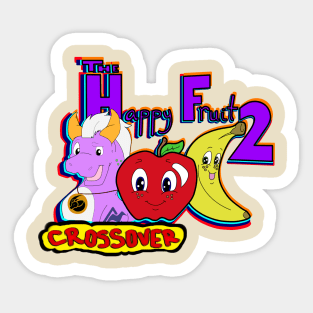 Happy Fruit 2 and Costello Crossover Sticker